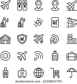 Ícone de vetor de viagem com design de plano de fundo .