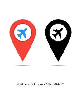 Travel vector icon. Travel location icon. Location icon