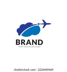 Travel vector icon logo template.