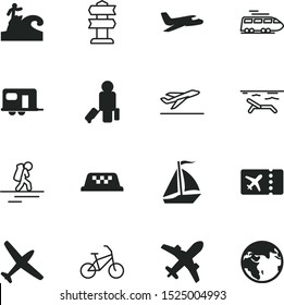 travel vector icon set such as: document, resort, sun, activity, geotag, pulling, mobile, cab, rolling, sand, start, luggage, sail, orbit, subway, public, guidance, yachting, van, young, information