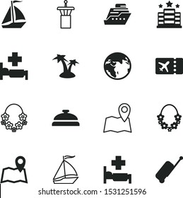 travel vector icon set such as: modern, pass, traffic, earth, collection, jet, city, architecture, sphere, tourist, planet, exotic, leaf, landscape, luggage, liner, concept, tropic, global, geography
