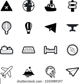 travel vector icon set such as: label, briefcase, departure, signs, ferry, airline, hotel, baggage, leisure, up, vessel, bedroom, traffic, city, flag, ship, blue, chair, east, compass, top, play