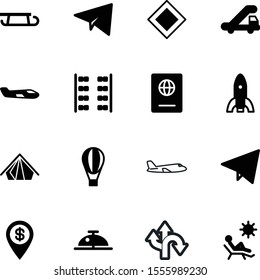 travel vector icon set such as: shuttle, location, counter, frame, technology, ahead, card, citizenship, hot, highway, science, private, top, front, bell, pin, biplane, equipment, shape, empty