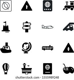 travel vector icon set such as: straw, fishing, button, ship, blue, aviation, wood, citizen, milk, global, joy, bar, fruit, guidance, passenger, exploration, cocktail, logistics, south, guidepost