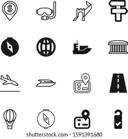 travel vector icon set such as: great, asphalt, circle, button, handle, snorkeling, knob, glasses, tourist, scuba, hanger, balloon, sky, atm, trip, marine, lift, path, tag, aerial, market, tanker