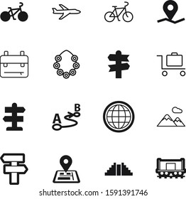 travel vector icon set such as: tropical, decoration, sky, label, planet, jet, trolley, drawing, pyramid, extreme, rock, top, set, modern, routing, carriage, geology, speed, city, knowledge, student