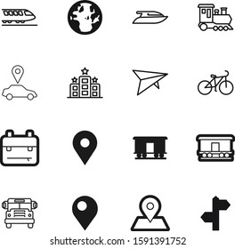 travel vector icon set such as: signpost, high, water, backpack, food, schoolbag, services, air, cycle, traffic, ocean, wing, tour, linear, globe, guidance, drive, hotel, freedom, leisure, sky, steam