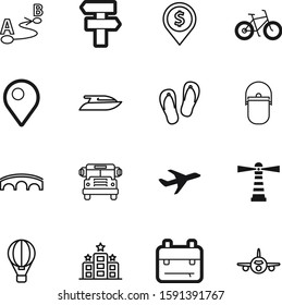 travel vector icon set such as: shore, baloon, curve, way, modern, nautical, bubble, bus, relaxation, room, ship, camp, ride, atm, view, bag, creative, pool, logistic, nature, route, backpack, post