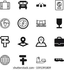 travel vector icon set such as: label, city, yacht, passport, immigration, marine, cruise, international, manager, wheel, ocean, career, collection, containers, exploration, architecture