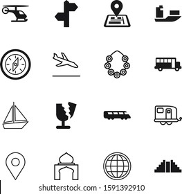 travel vector icon set such as: nautical, express, south, icons, plane, mark, cargo, metro, tourism, beach, tropical, prayer, pyramid, destination, school, train, trailers, www, chopper, high, lei