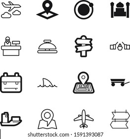 travel vector icon set such as: call, concierge, logo, drawbridge, education, job, icons, culture, knowledge, traditional, wildlife, orbit, petersburg, boat, hand, pilot, bag, red, muslim, life