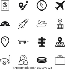travel vector icon set such as: inflatable, passport, immigration, paper, suit, network, security, green, pictogram, circle, marine, guide, glasses, identification, simple, truck, diplomat, luggage