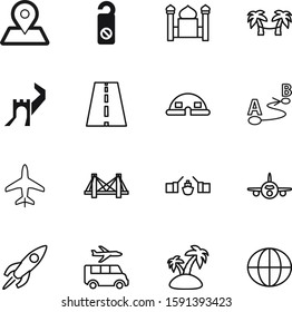 travel vector icon set such as: spirituality, star, military, roadside, distance, asia, airline, launch, globe, history, drive, fire, wall, race, door, traditional, commercial, water, journey, do