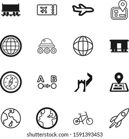 travel vector icon set such as: wall, airport, commercial, fire, asian, mars, border, landmark, chinese, tower, aviation, historic, pictogram, robot, around, cartoon, nasa, rocket, rover, boarding