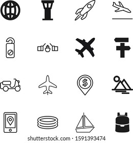 travel vector icon set such as: rock, yacht, nobody, marine, pack, equipment, urban, mountain, pointer, 3d, cartoon, blank, signpost, luxury, place, pictogram, scooter, geology, leisure, atm