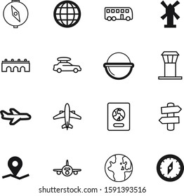 travel vector icon set such as: pin, blank, wood, abstract, geo, car, location, pass, controller, old, view, luggage, metal, structure, tag, button, sport, place, family, heat, wing, logistic