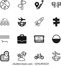 travel vector icon set such as: city, ship, retro, baggage, lounger, startup, school, grey, find, round, tourism, metal, fitness, web, nasa, astronautics, cartography, route, mountain, luggage, shape