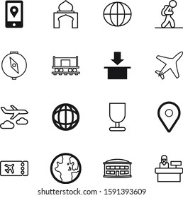 travel vector icon set such as: phone, container, place, blue, nature, planet, manager, happy, muslim, tour, pointer, hotel, grey, tickets, road, logo, culture, young, navigator, station, pilot, girl