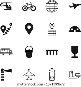 travel vector icon set such as: routes, golden, construction, heat, cruise, sport, card, sea, room, round, earth, door, picnic, fragile, beam, fitness, template, break, shipping, bike, connection