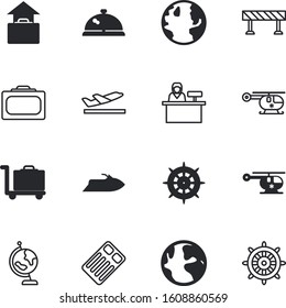 travel vector icon set such as: beautiful, captain, perfect, swimming, sun, template, doodle, office, motor, flying, scooter, mattress, bell, eco, restaurant, tan, view, linear, aeroplane, cart