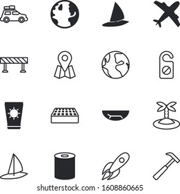 travel vector icon set such as: launch, europe, air, art, flash, lens, application, do, soup, auto, wallpaper, leaf, hot, natural, fastfood, photographer, tomato, discovery, paper, long, coconut