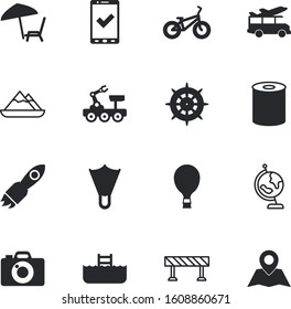 travel vector icon set such as: isometric, parasol, marine, multimedia, device, man, electronics, airplane, pretty, cute, aerostat, soup, romantic, marker, plastic, airline, fire, maritime, minimal