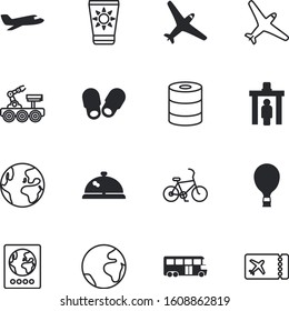 travel vector icon set such as: bottle, help, lobby, fashion, baggage, interface, isometric, bath, footwear, meal, show, fun, spf, long, system, protection, packaging, big, high, abstract, call