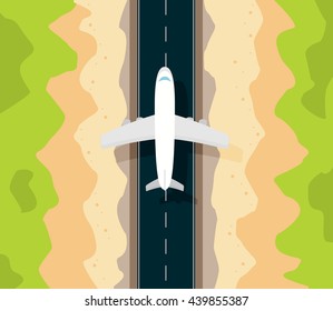 Travel vector illustration in a flat style.World travel banner.Air tourism.Summer holidays, vacation.