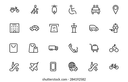 Travel Vector Line Icons 4