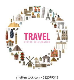 travel vector logo design template. journey or vacation icon