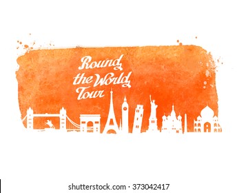 travel vector logo design template. journey or tour, trip icon