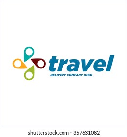 Travel Vector Logo Template