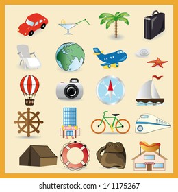 Travel vector set