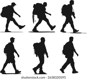 Travel Vector Silhouette Bundle. Explore the World in Minimalist Style
