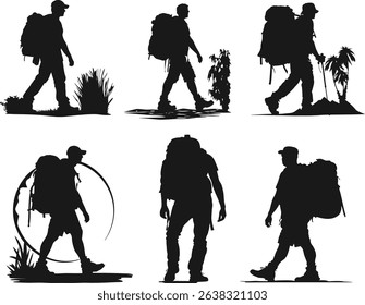 Travel Vector Silhouette Bundle. Explore the World in Minimalist Style
