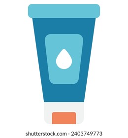 Travel vector sunscream object illustration