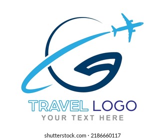 Travel. Vector template for company logo, business and thematic design. Flat style