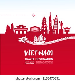 Travel To Vietnam Vector