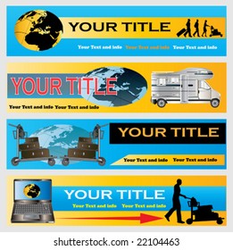 Travel Web Banner Templates