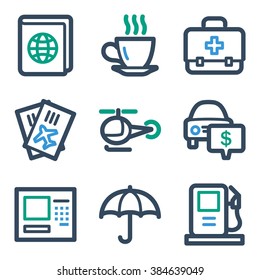 Ícones da Web Viagem