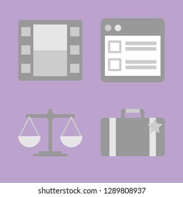Travel and working. Vector format.
