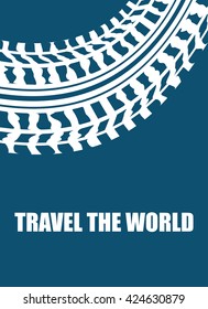 travel the world abstract background