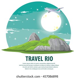 Viaja por avión al mundo. Viajes y monumentos famosos. Río de Janeiro, Brasil. Viajar por Brasil en avión . 