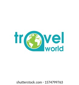 travel world logo designs simple