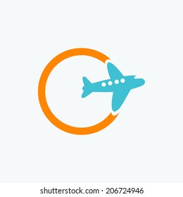 Travel the World Plane icon