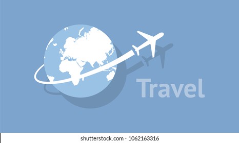 Travel the world tour by flight