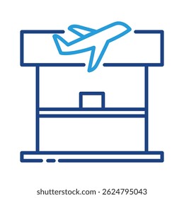 Travelagency Icon Element For Design
