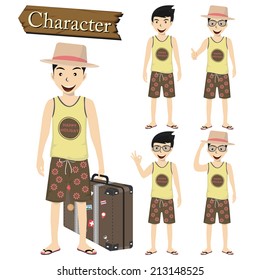 Traveler character set vector
