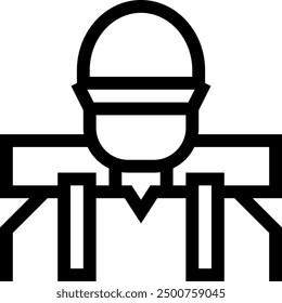 Traveler Icon Outline  Vector Design