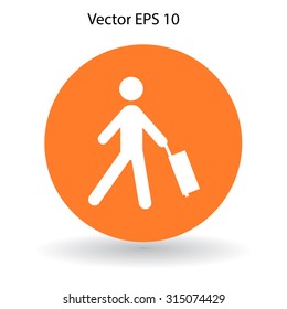 Traveler vector illustration